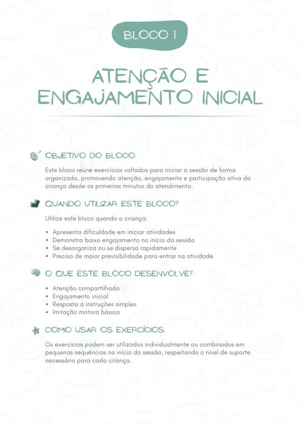 Capa do Bloco 1 — Atenção e Engajamento Inicial