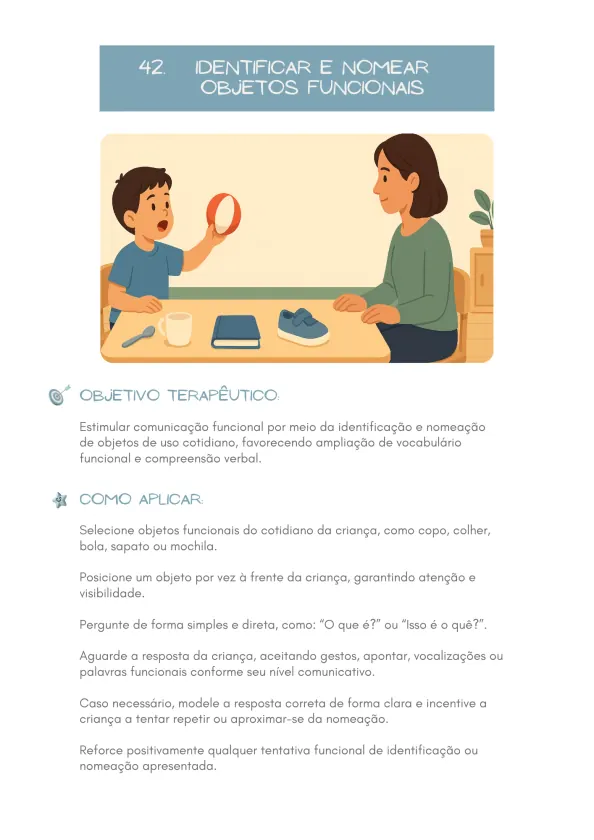 Exercício 42 — Identificar e Nomear Objetos Funcionais