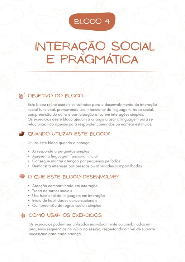 Capa do Bloco 4 — Interação Social e Pragmática
